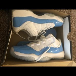 Blue and white Jordan 11